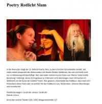 Poetry Rotlicht Slam am 29.9.2017 Poetry Rotlicht Slam am 29.9.2017